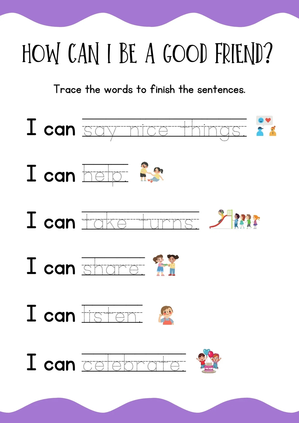 Free Custom Printable Friendship Worksheet Templates Canva Free Custom Printable Friendship Worksheet Templates Canva