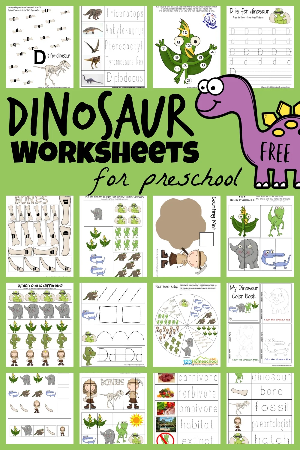 Free Preschool Printables Worksheets