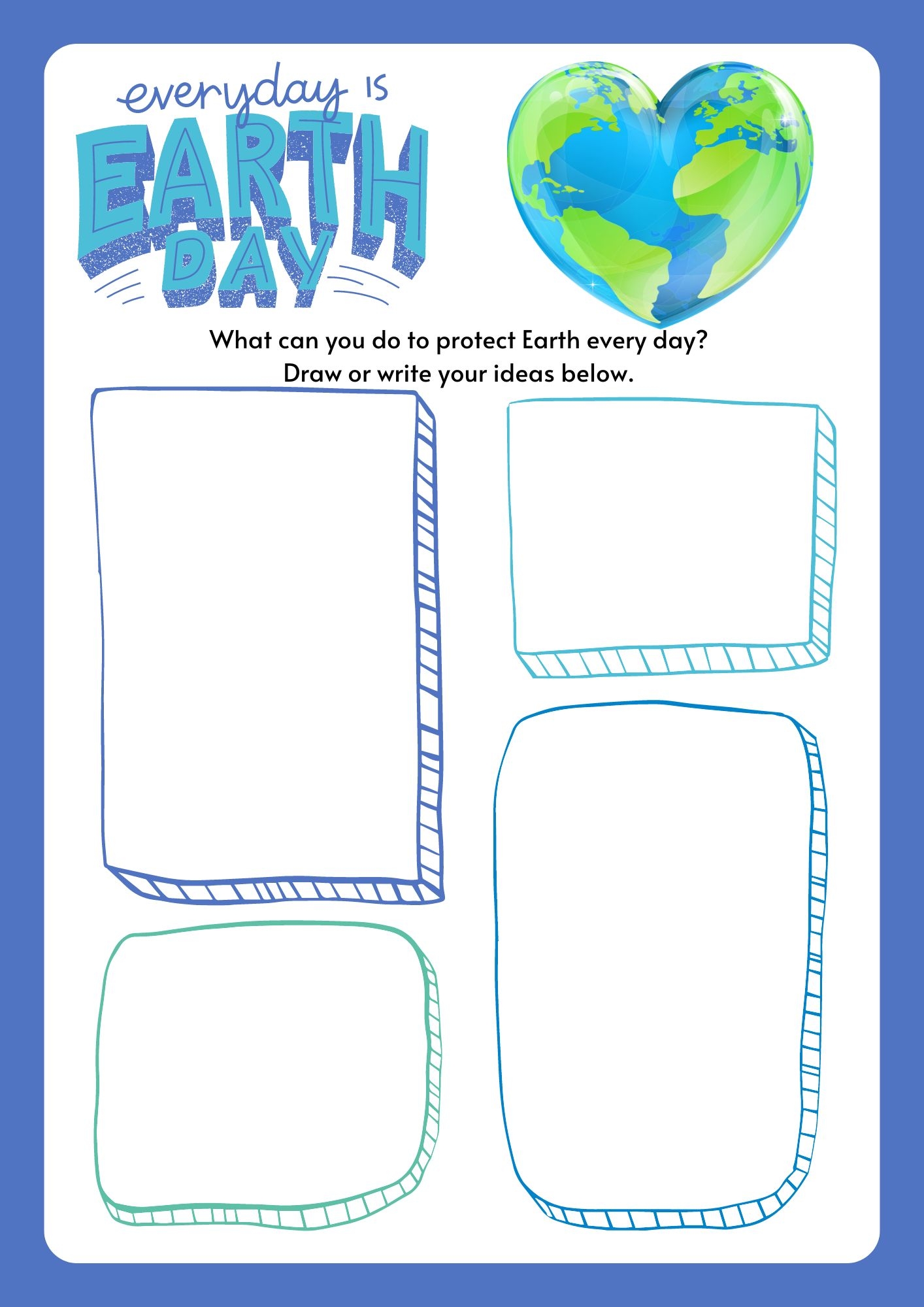 Earth Day Printable Worksheets Earth Day Printable Worksheets