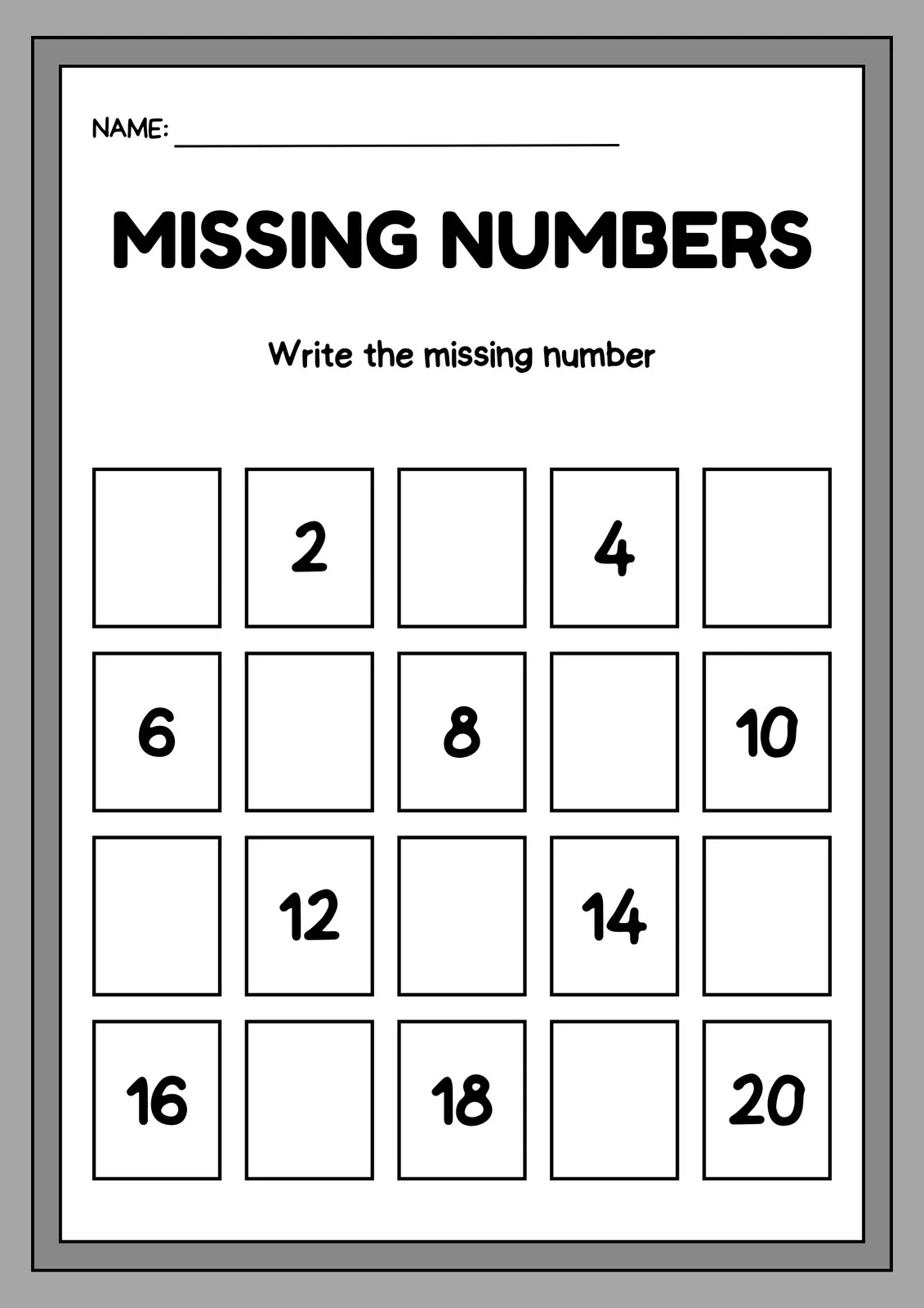 Kindergarten Worksheets Free Printable