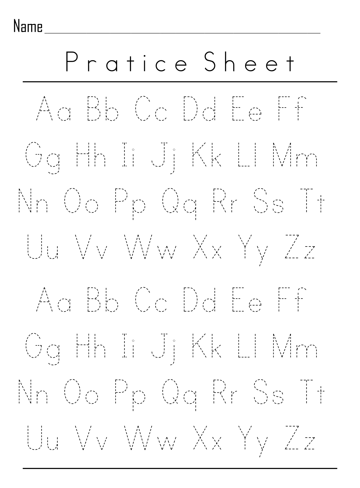 Free Handwriting Worksheets For Kindergarten Block Style Print Worksheets Library