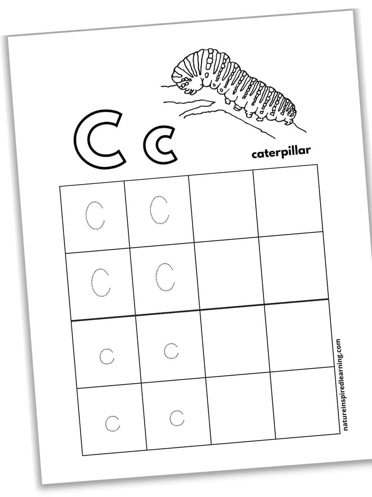 Letter C Free Printable Worksheets