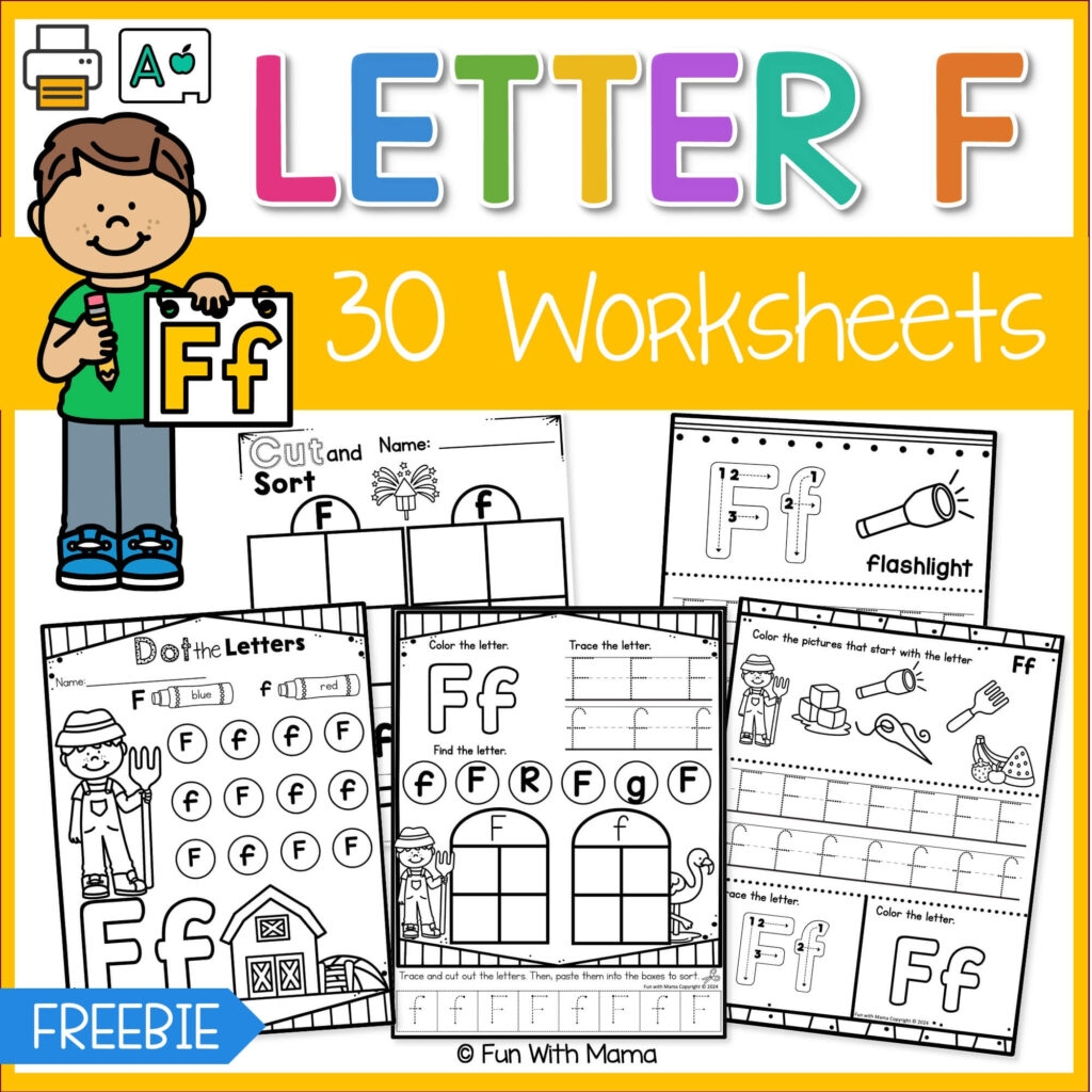 Free Letter F Worksheets Fun With Mama Free Letter F Worksheets Fun With Mama