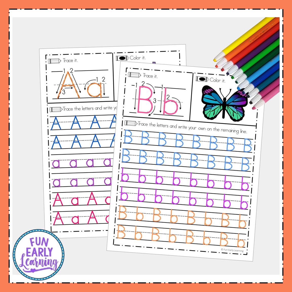 Free Printable Letter Tracing Worksheets For Preschoolers