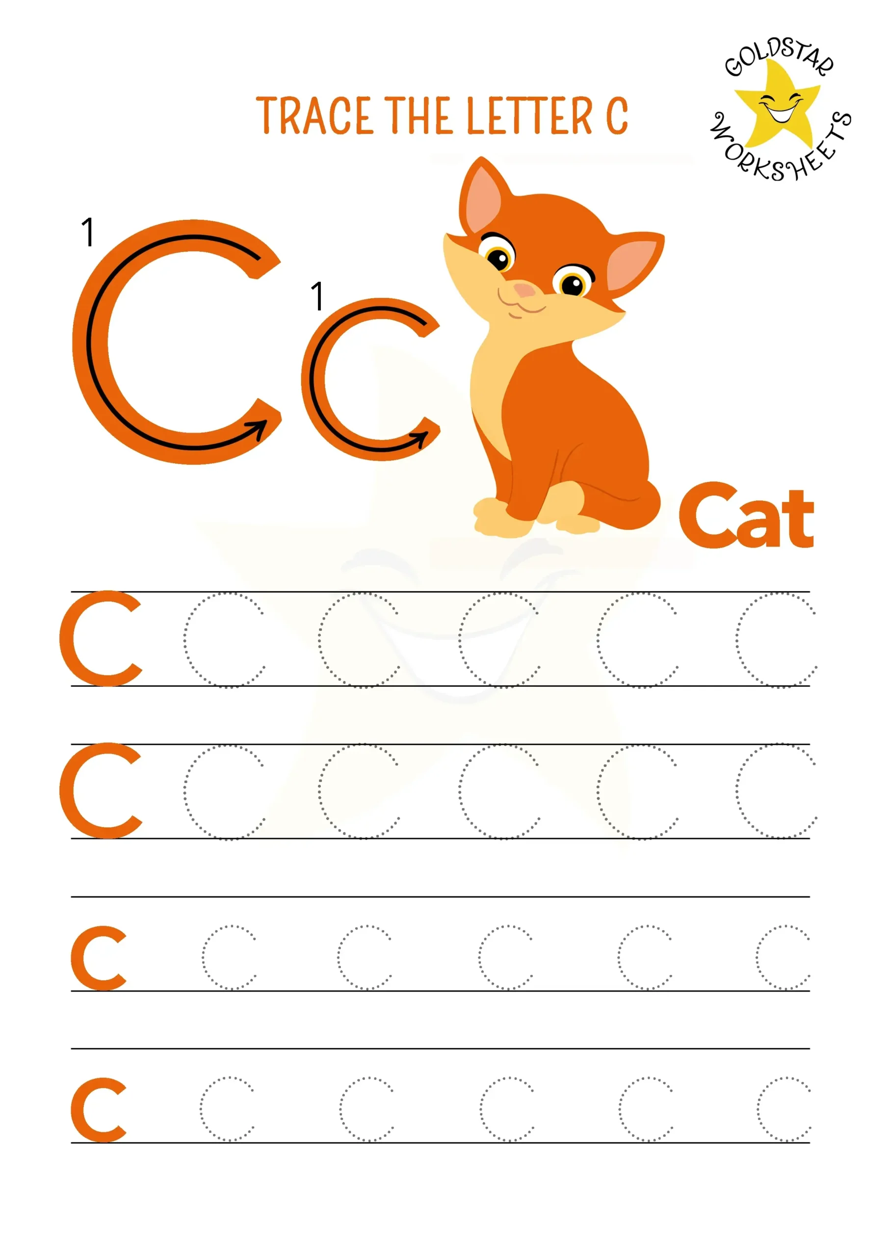FREE Letter Tracing Worksheets By A Children Illustrator Teacher PDF 