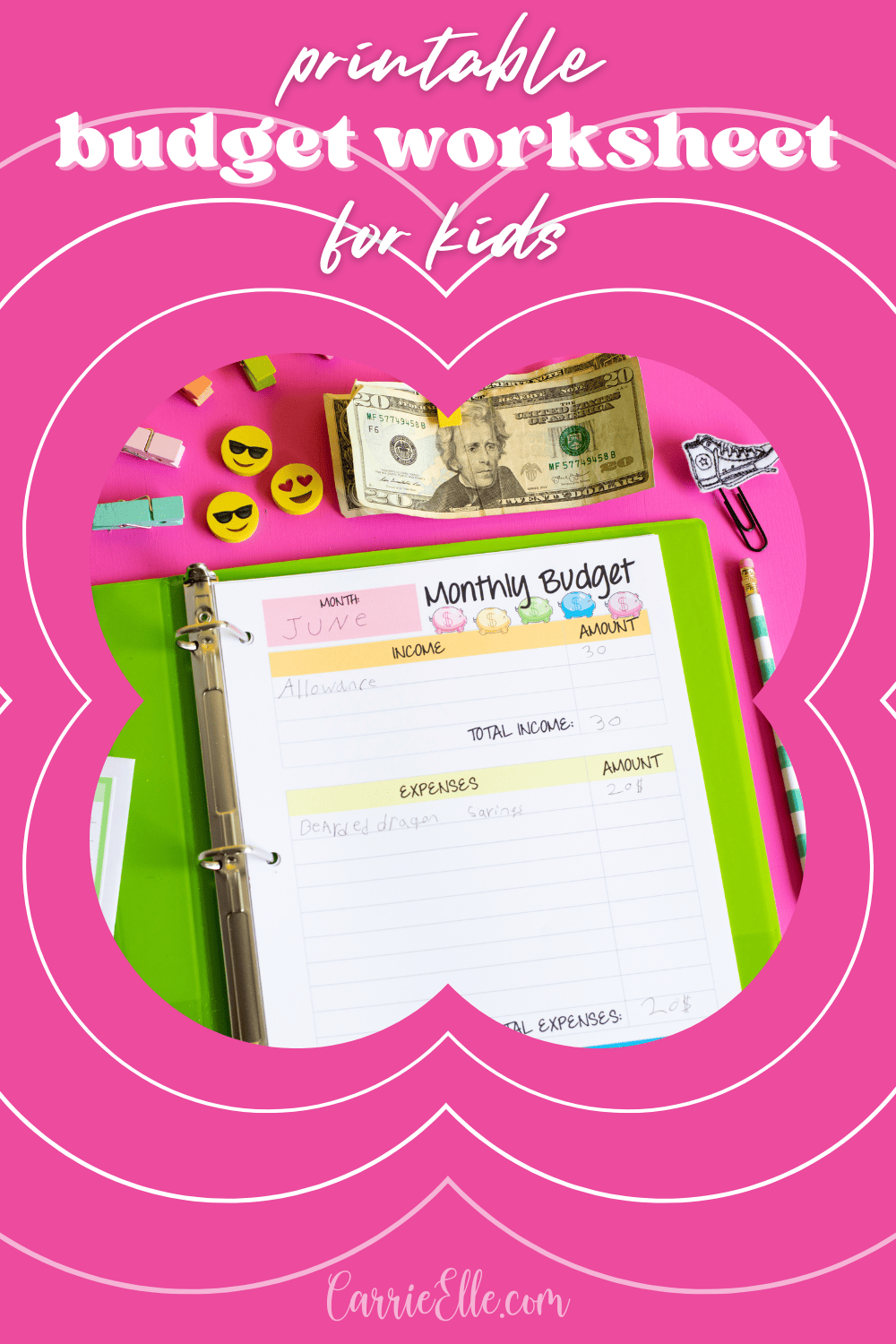 Printable Budget Worksheet Free