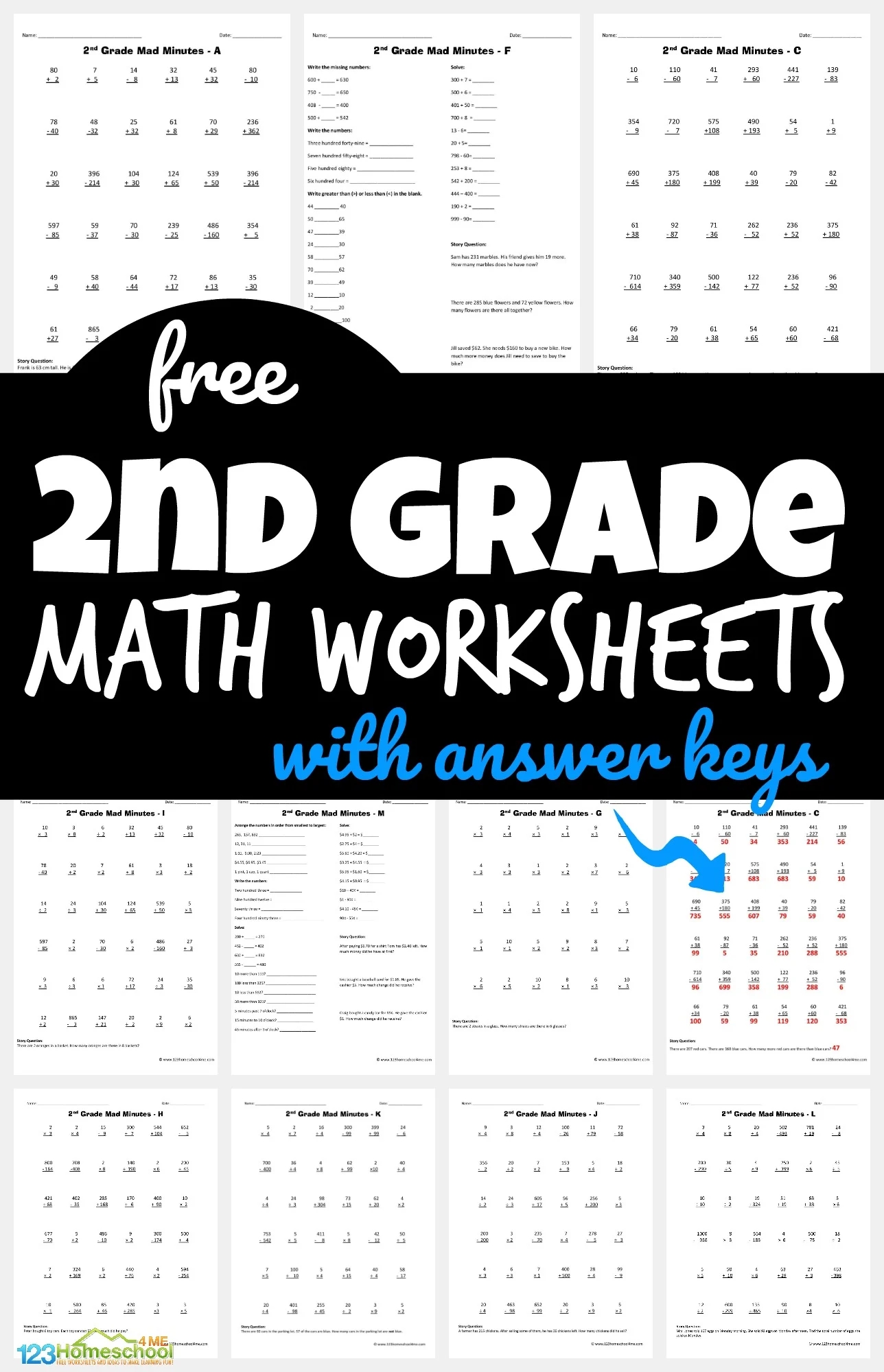 Free Printable Math Worksheets