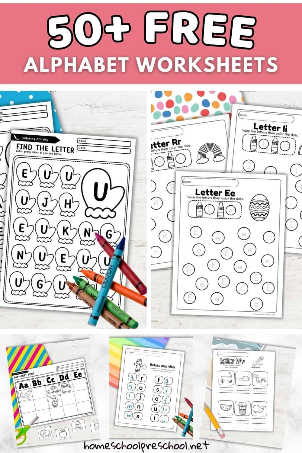 Free Alphabet Printable Worksheets