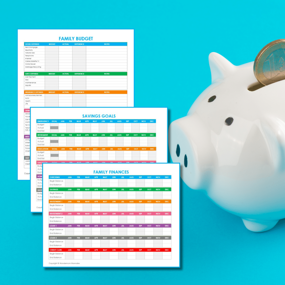 Free Printable Budget Worksheets For Family Finances