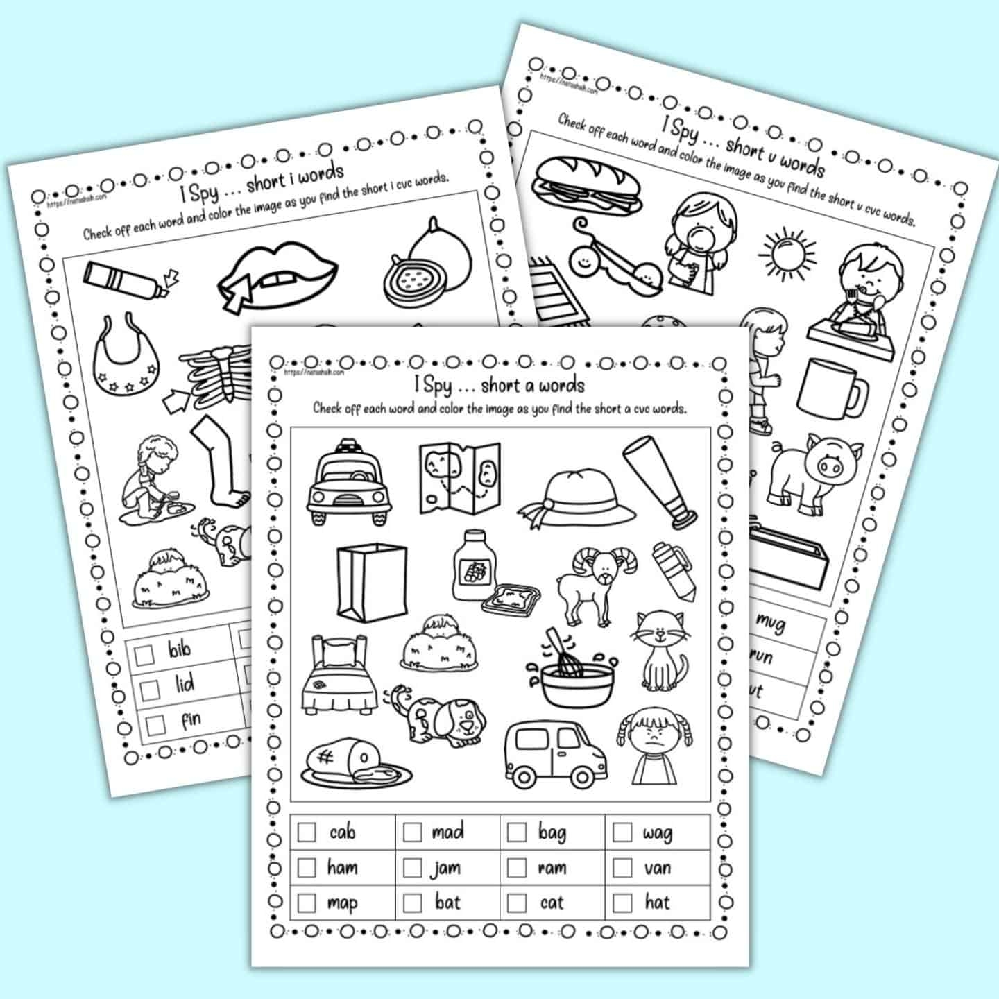 Free Printable CVC Word I Spy Worksheets The Artisan Life Free Printable CVC Word I Spy Worksheets The Artisan Life