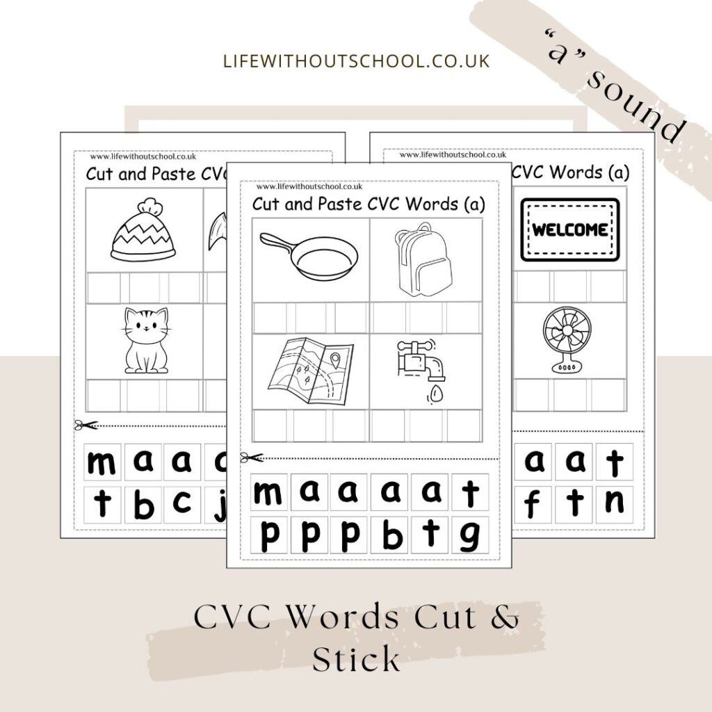 Free Printable CVC Worksheets For Kids Phonics Fun Free Printable CVC Worksheets For Kids Phonics Fun