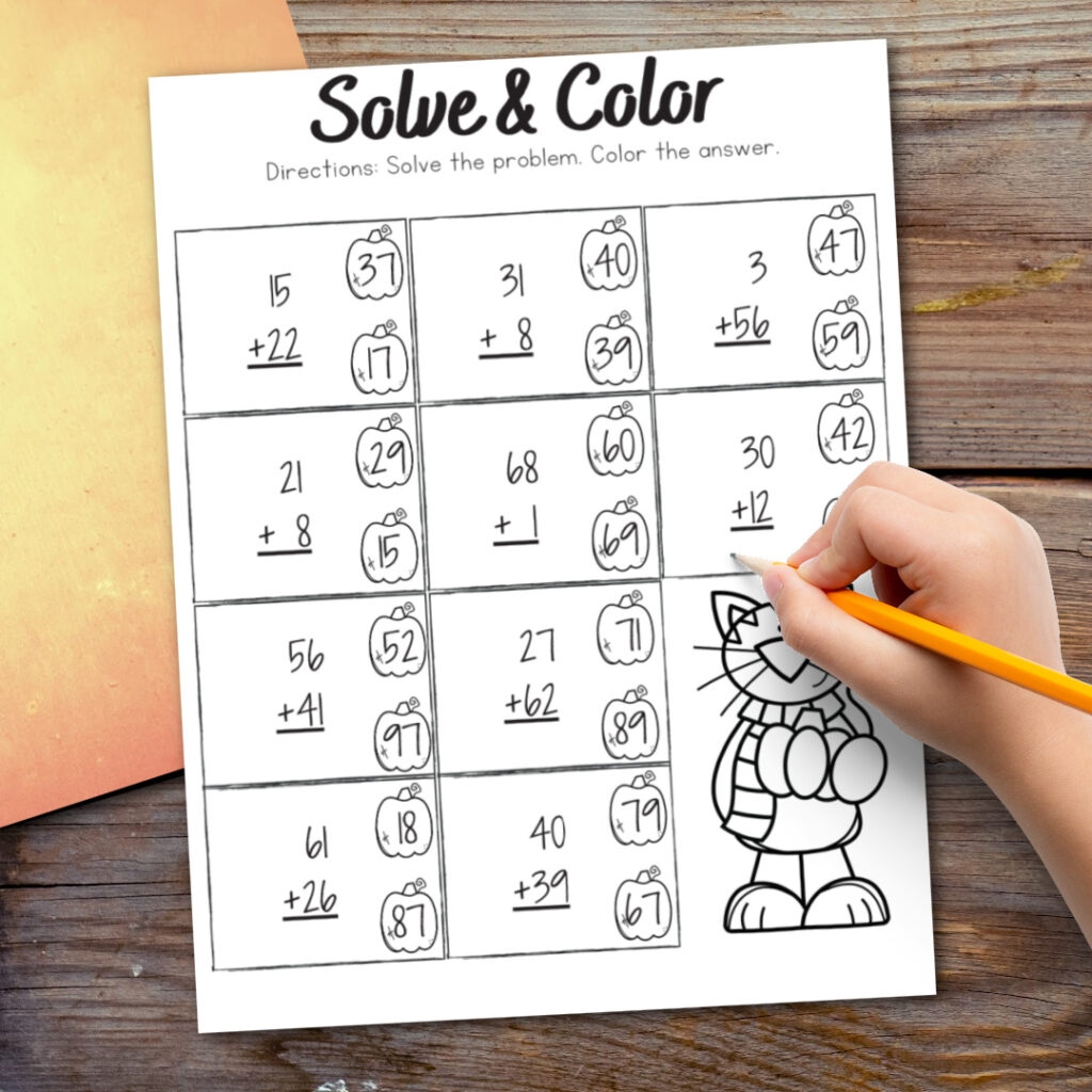 Free Printable Halloween Worksheets For Second Grade