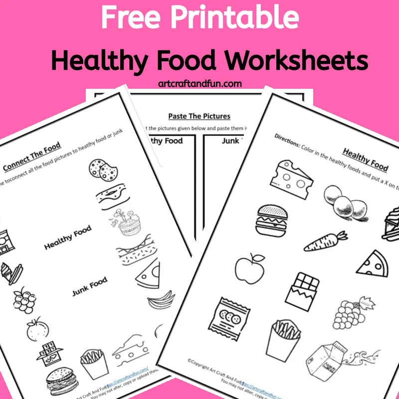 Printable Healthy Eating Worksheets