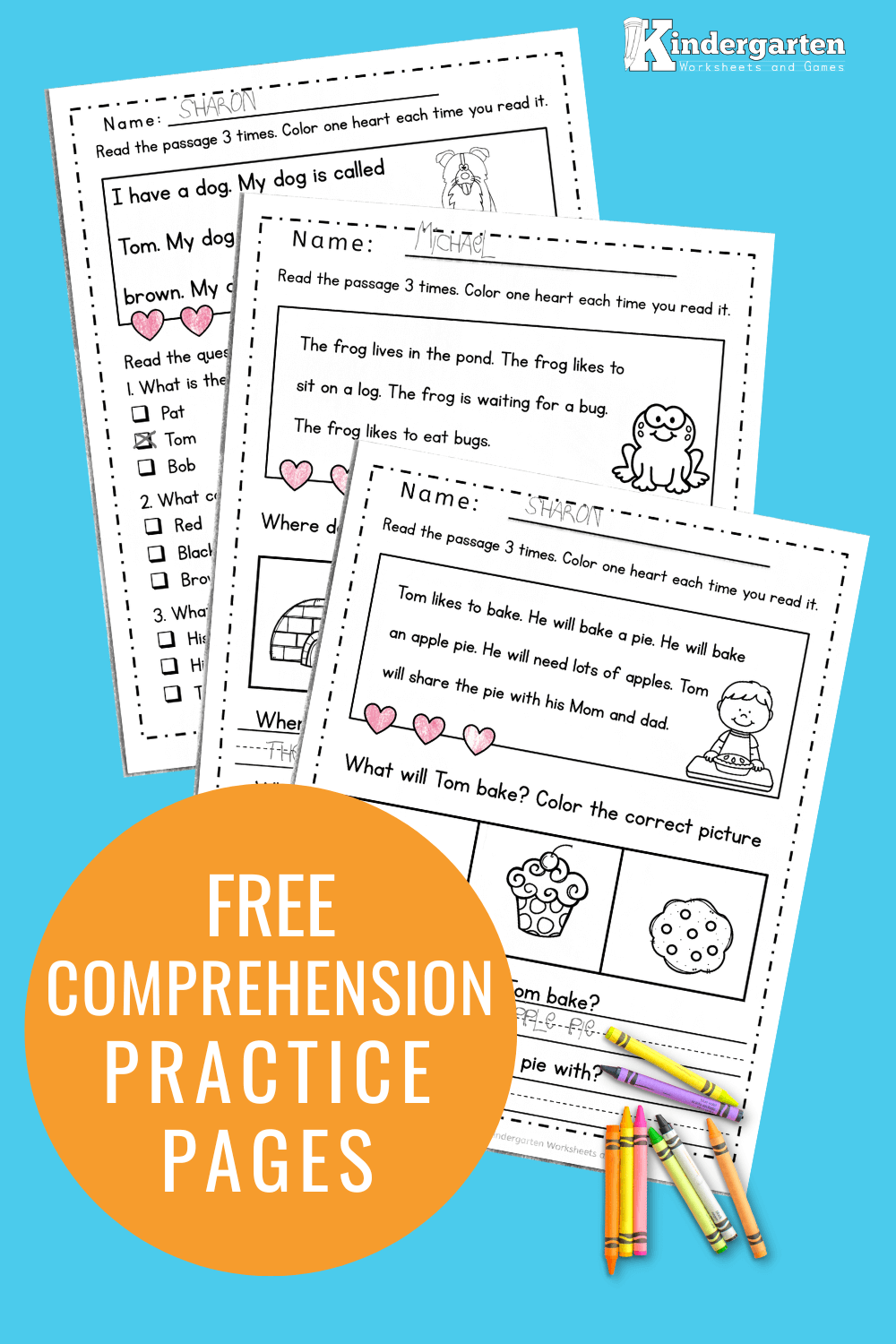Free Printable Reading Comprehension Worksheets