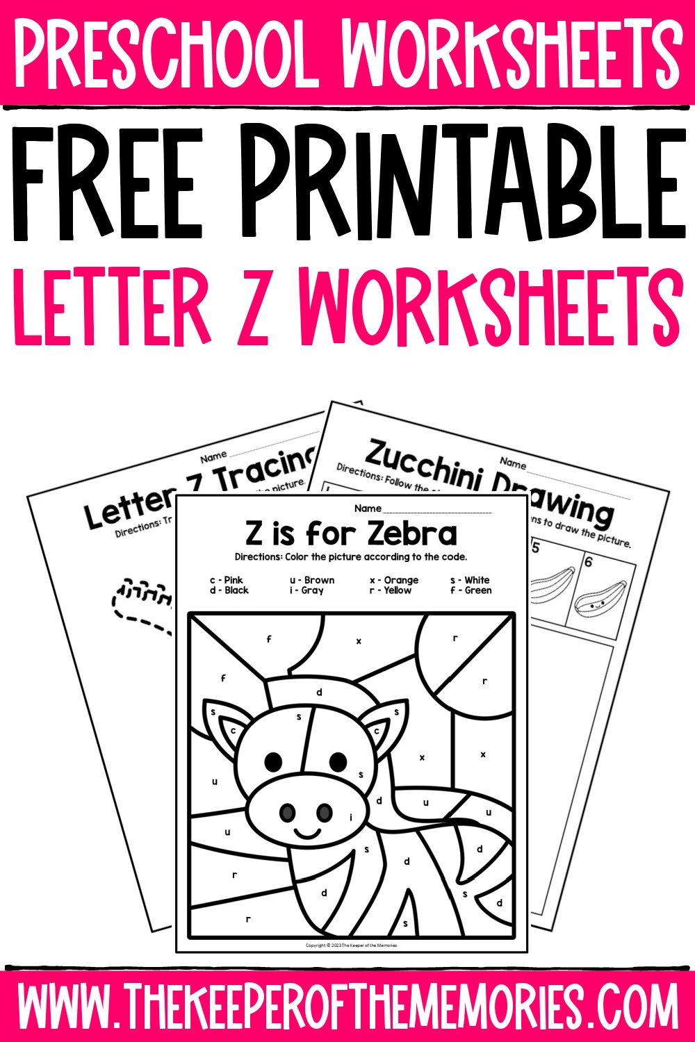 Printable Letter Worksheets