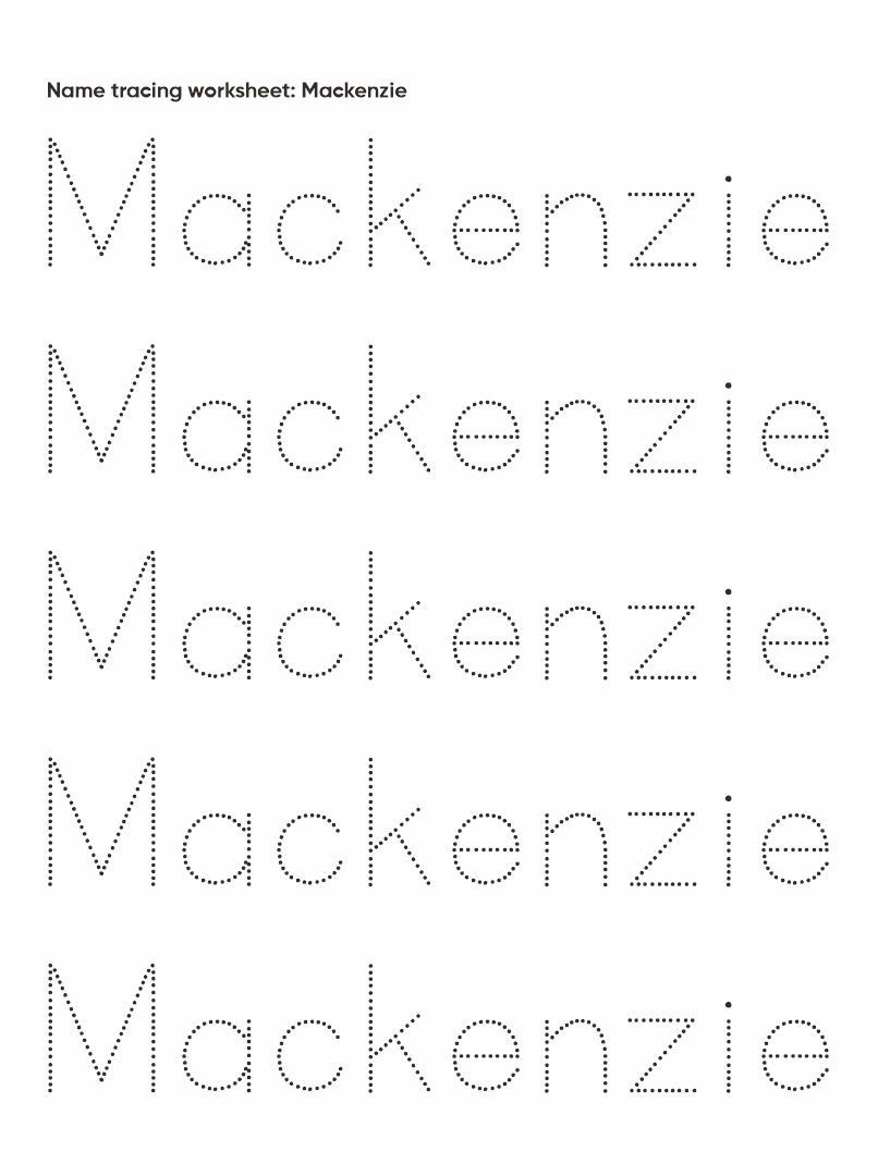 Printable Name Worksheets