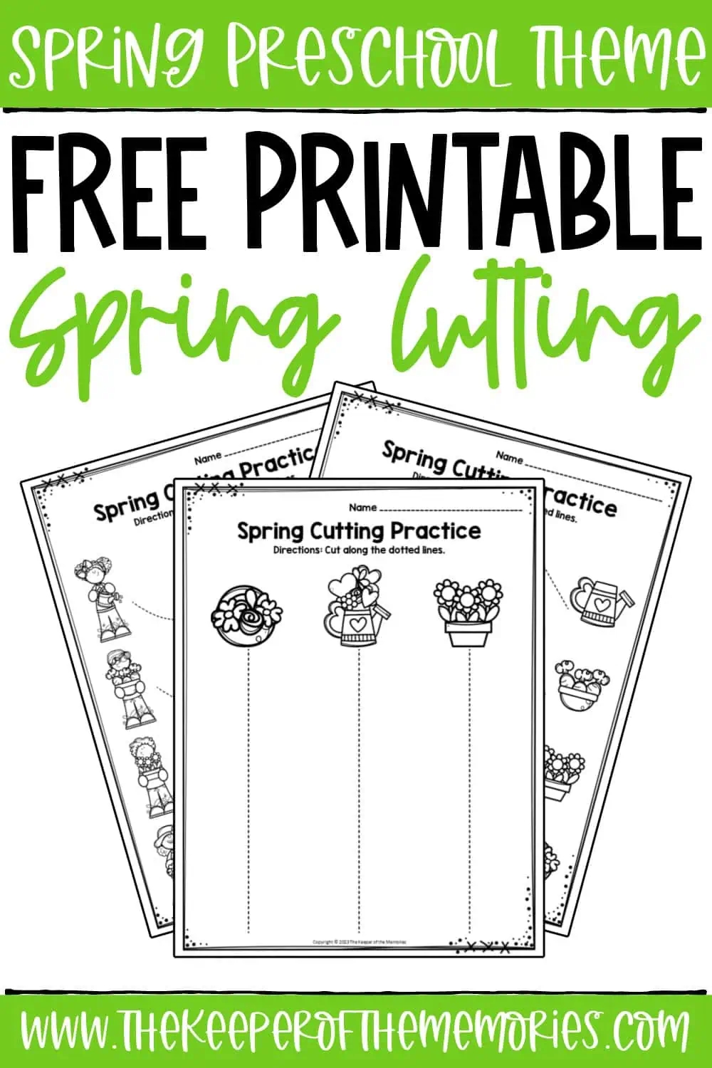 Free Printable Spring Cutting Worksheets The Keeper Of The Memories Free Printable Spring Cutting Worksheets The Keeper Of The Memories