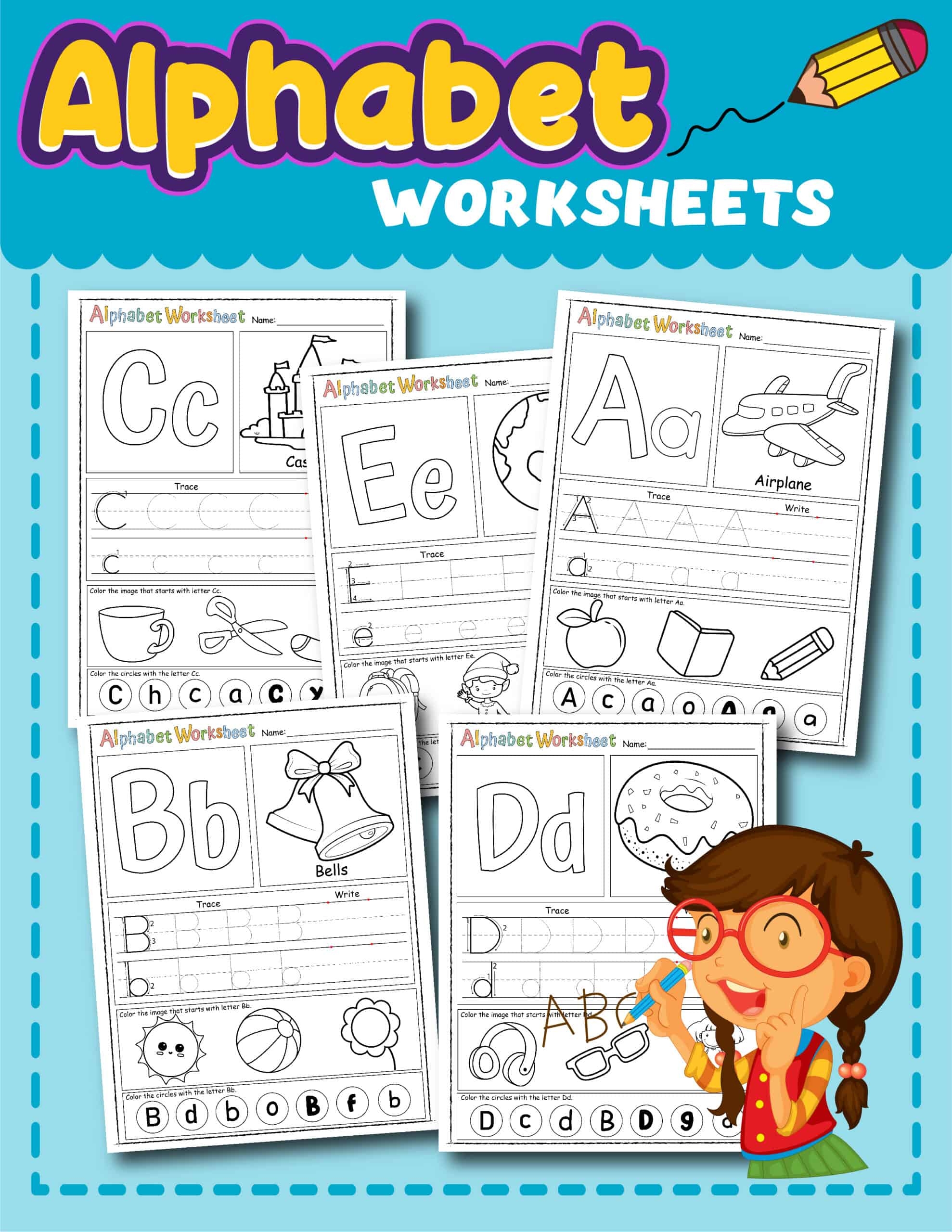 Fun Ways To Learn With Alphabet Review Worksheets Fun Ways To Learn With Alphabet Review Worksheets