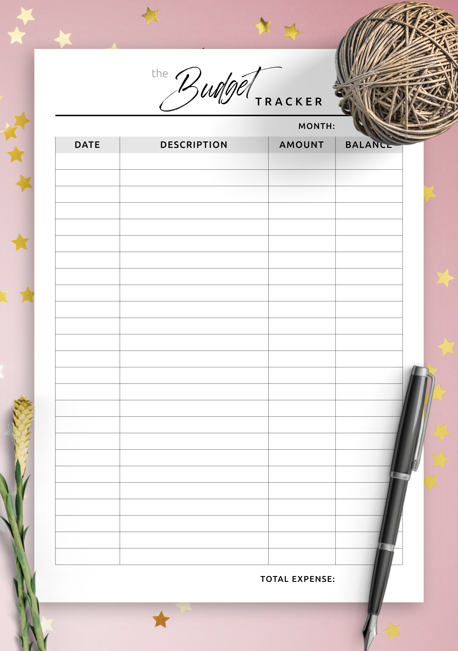 Get Monthly Budget Tracker Plan Save U0026 Manage Finances