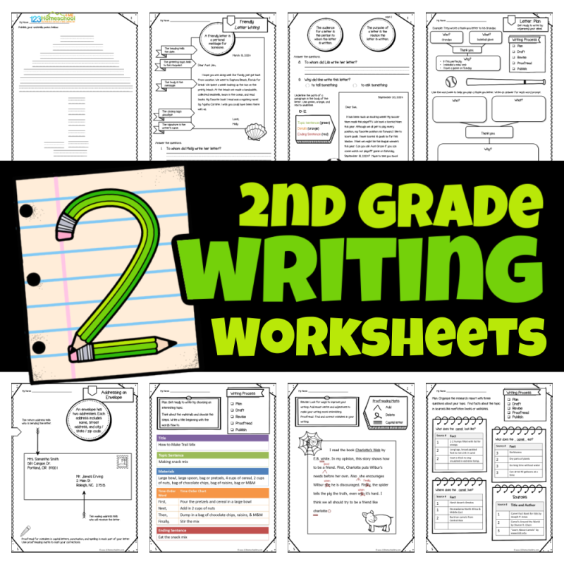 Grade 2 English Worksheets 123 Homeschool 4 Me