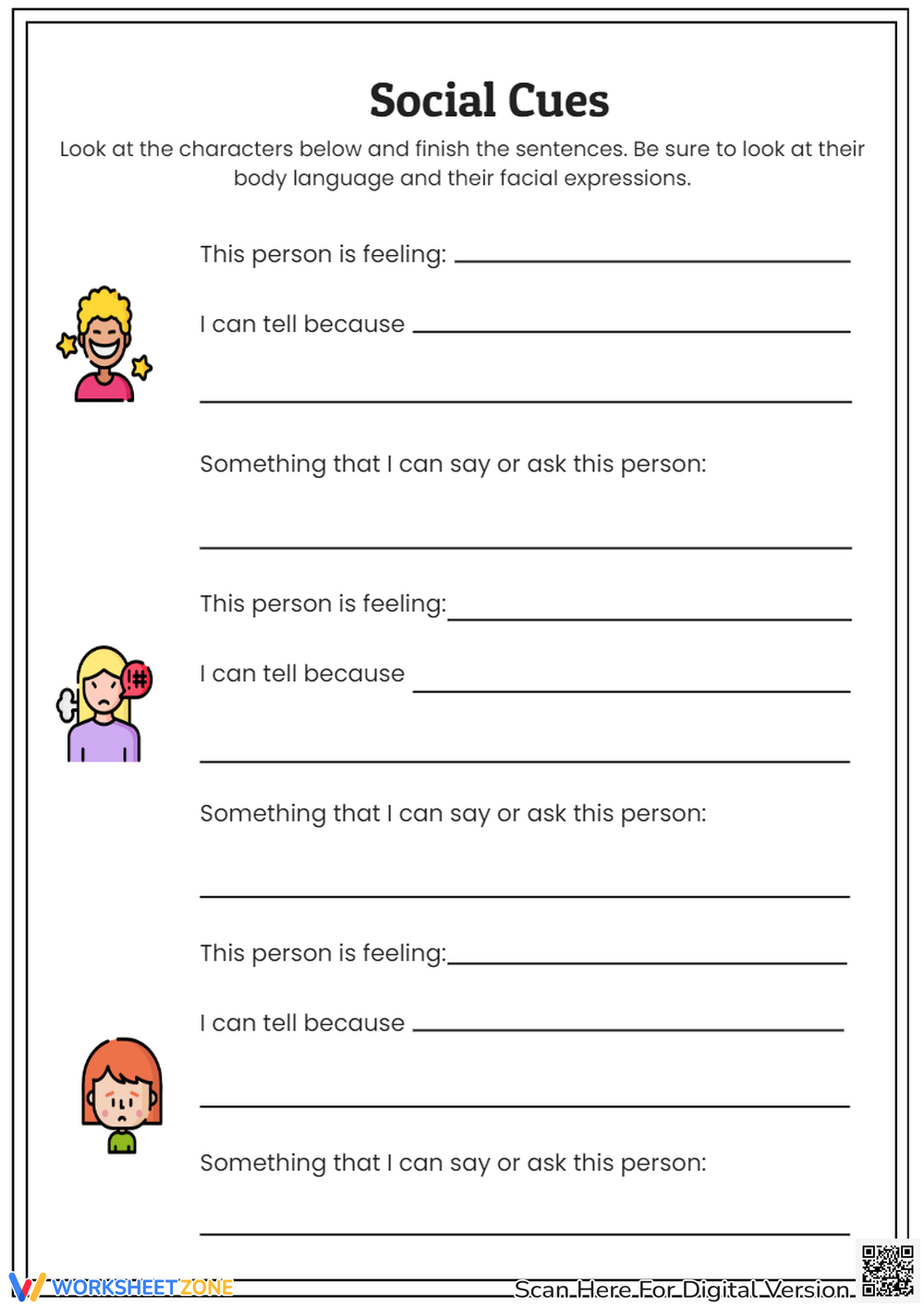 Grade 4 Social Skills For Autism Worksheets 2025
