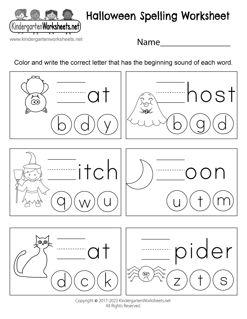Halloween Activity Worksheets Printable
