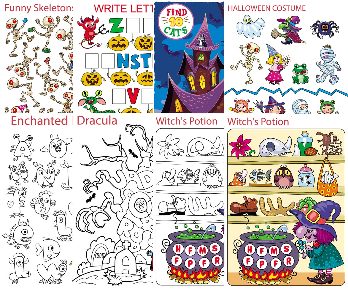 Halloween Worksheets Printables