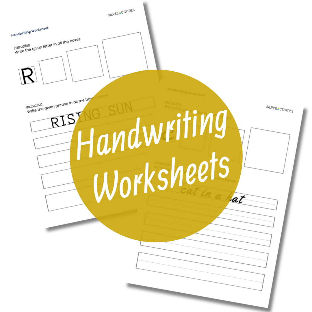 Printable Penmanship Worksheets