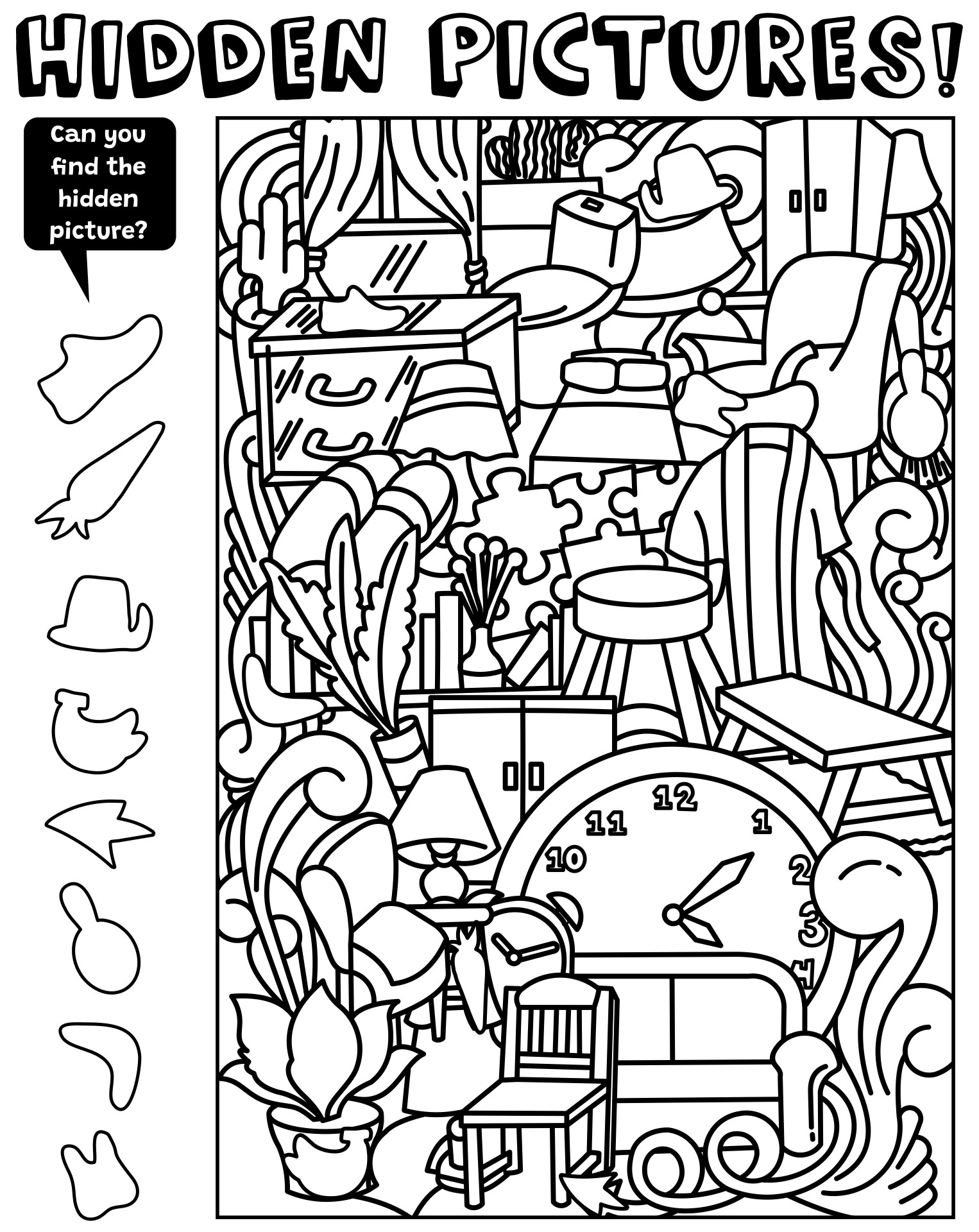Free Highlights Hidden Pictures Printable Worksheets Free Highlights Hidden Pictures Printable Worksheets