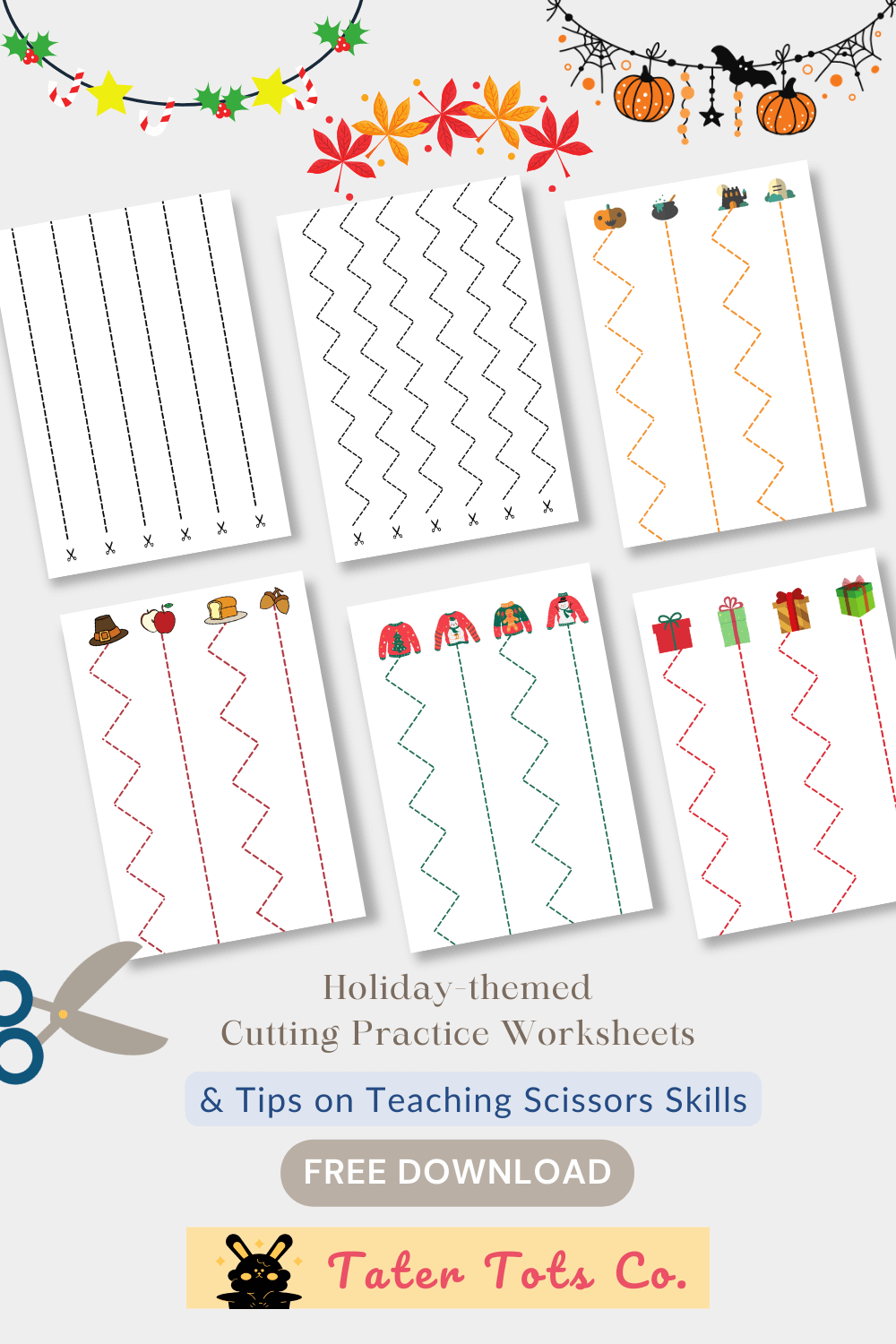 Free Printable Cutting Practice Worksheets