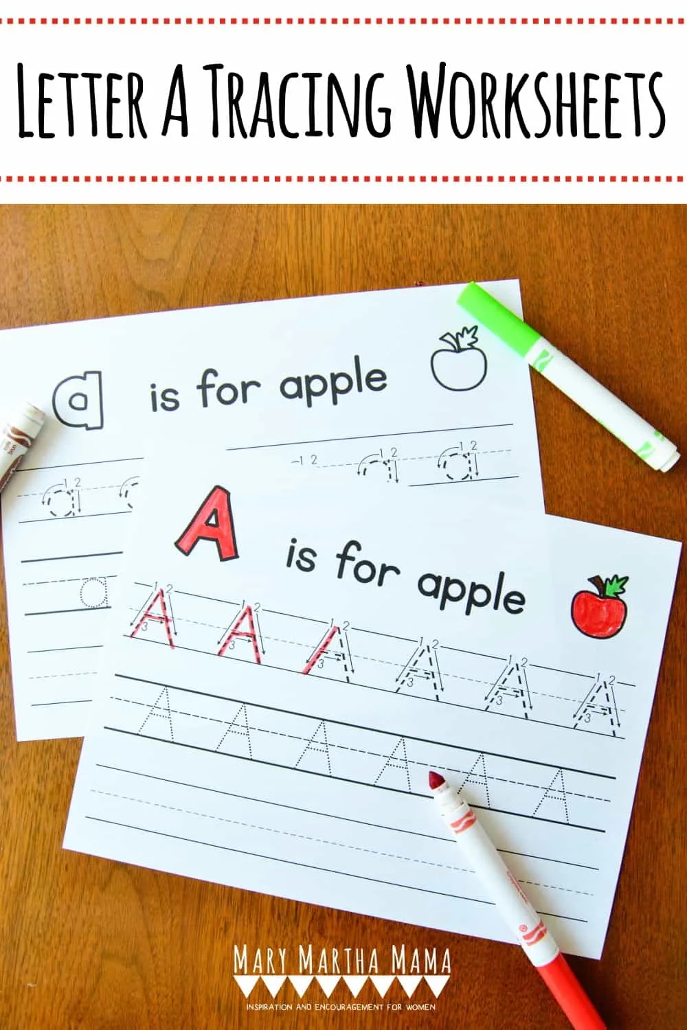 Printable Letter A Tracing Worksheets