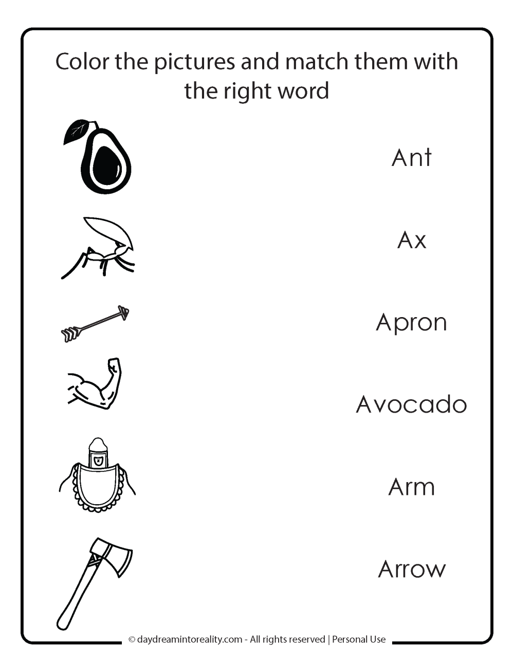 Letter A Worksheets 50 Free PDF Printables Daydream Into Reality