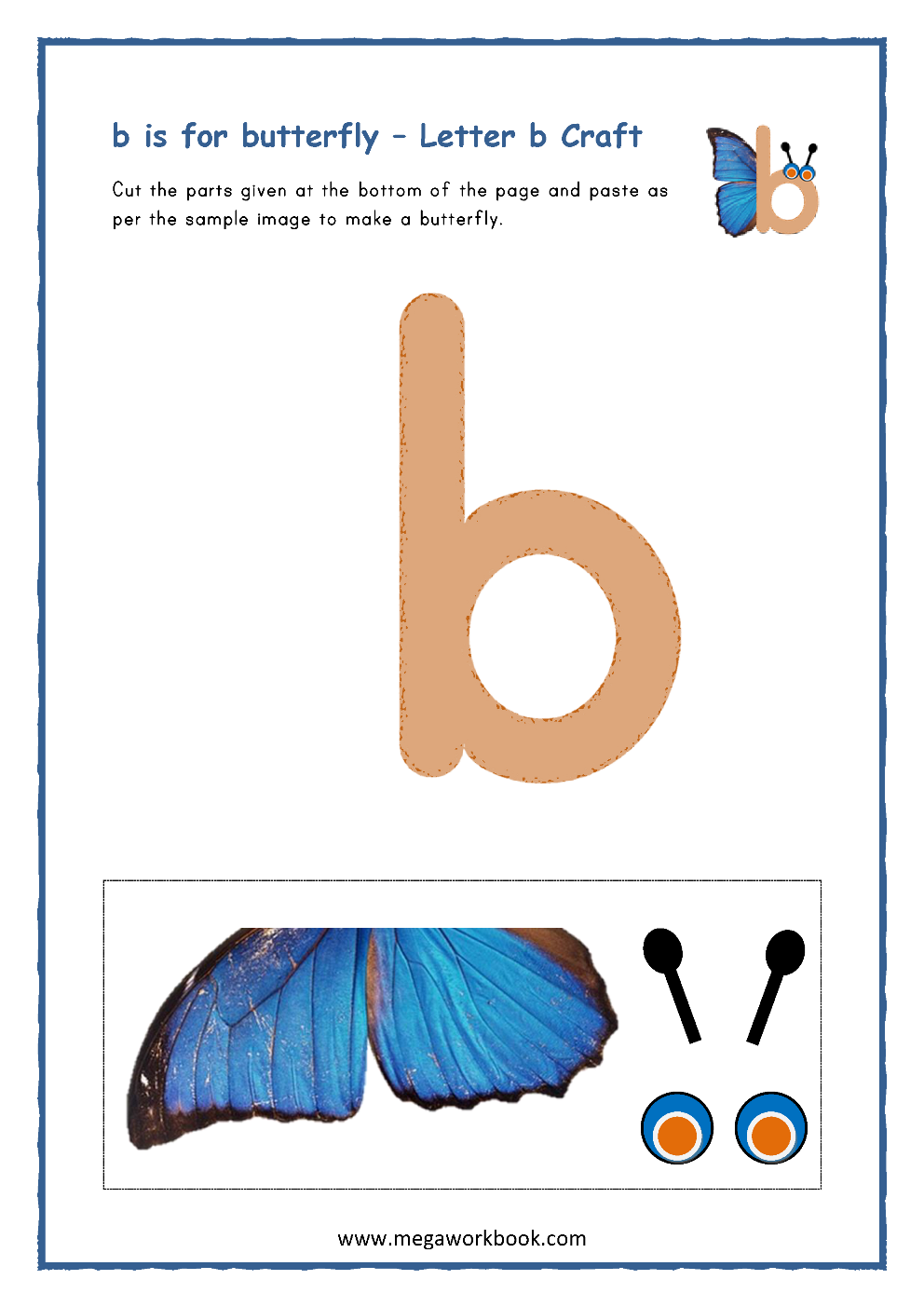 Letter B Worksheets Letter B Worksheets For Preschoolers Letter B Preschool Worksheets Letter B Activities MegaWorkbook