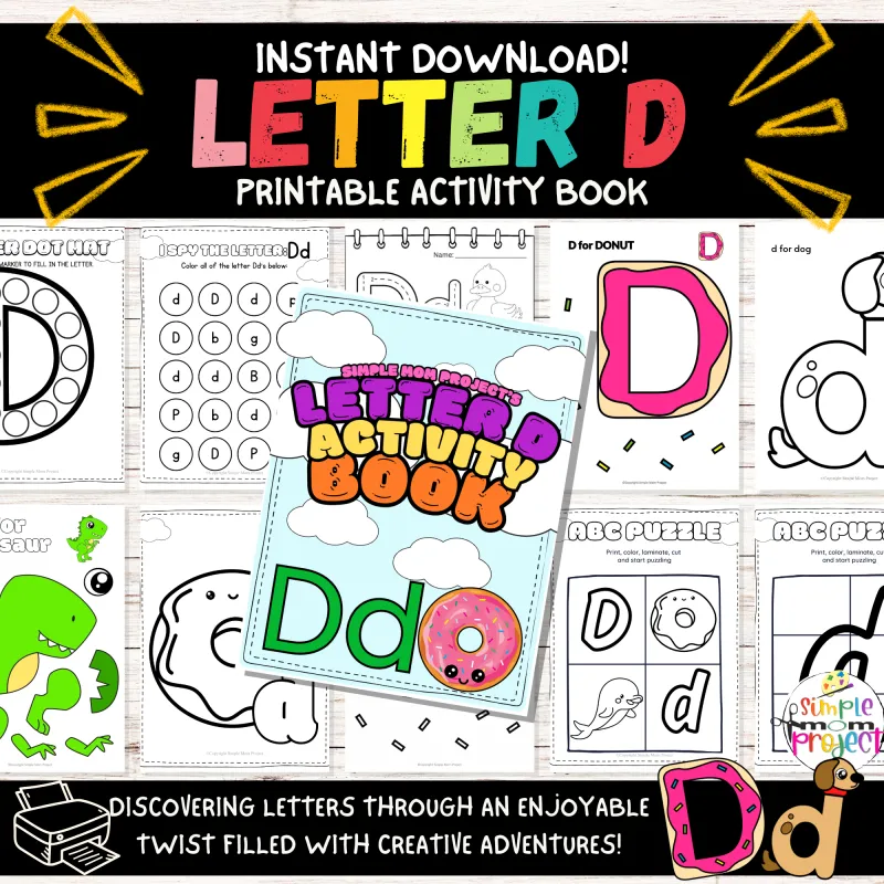 Letter D Activity Book For Preschool And Toddlers Letter D Activity Book For Preschool And Toddlers