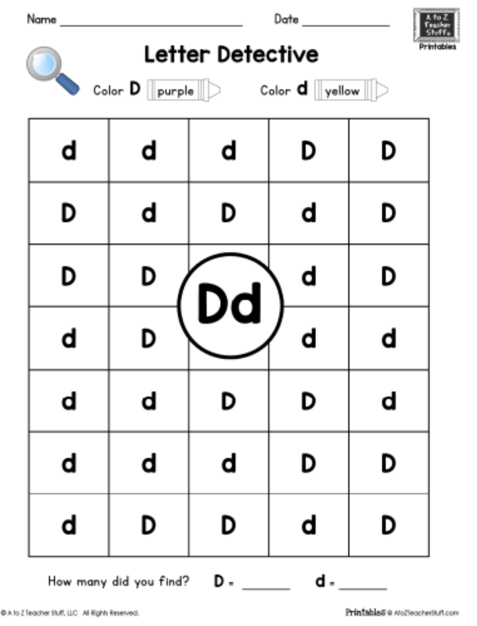 Free Printable Uppercase And Lowercase Letters Worksheets Pdf
