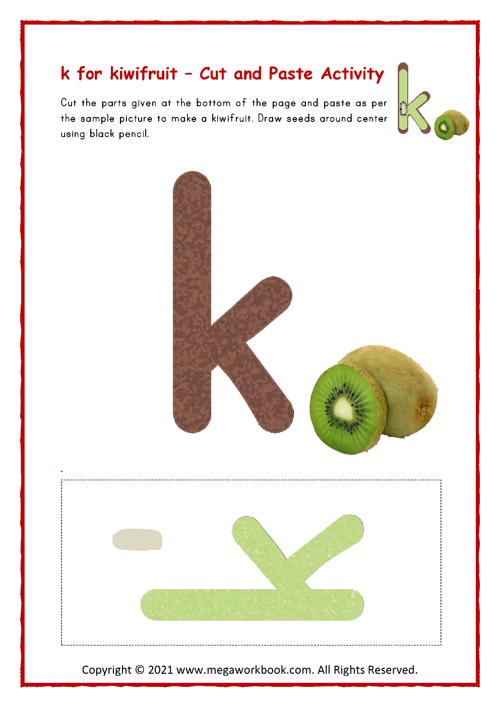 Letter K Printable Worksheets
