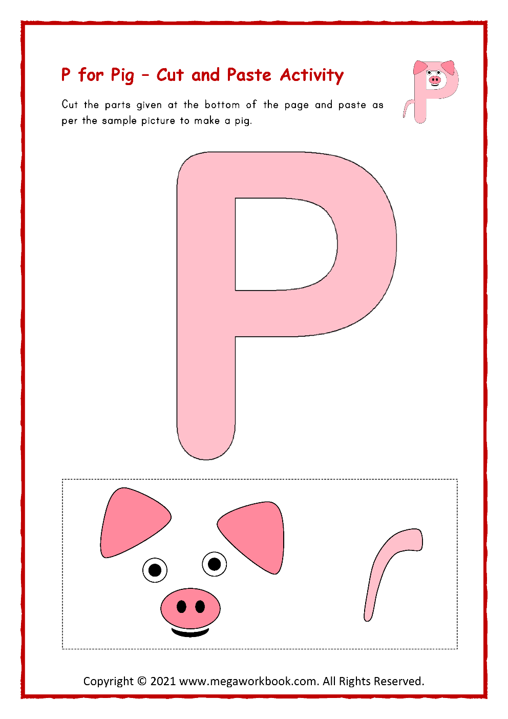 Letter P Printable Worksheets