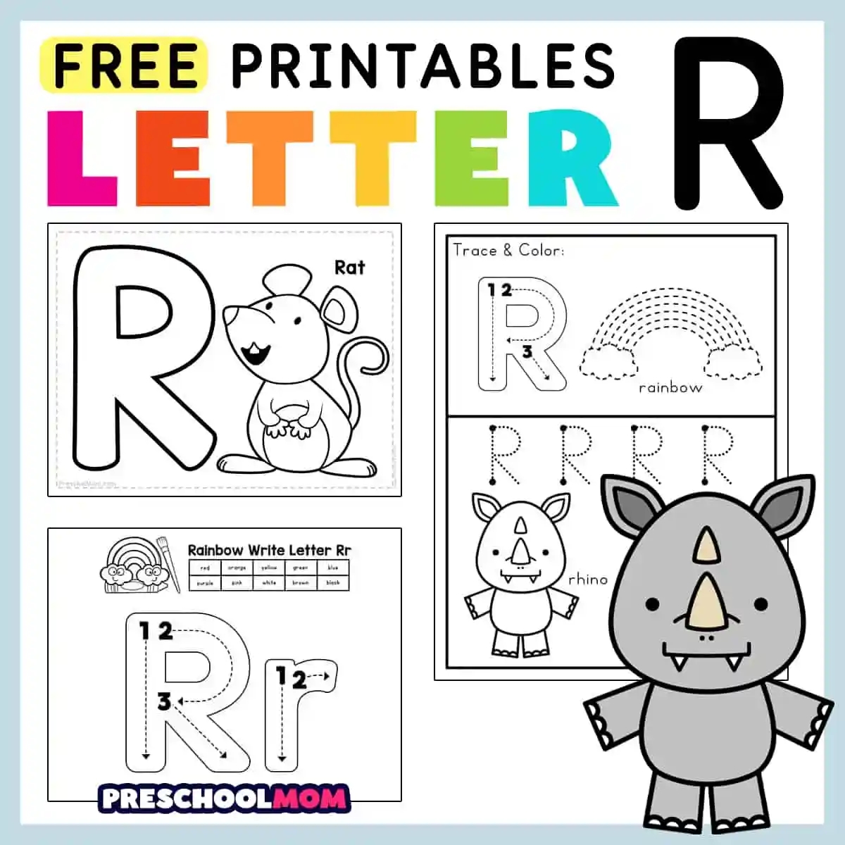 Kindergarten Printable Worksheets Free
