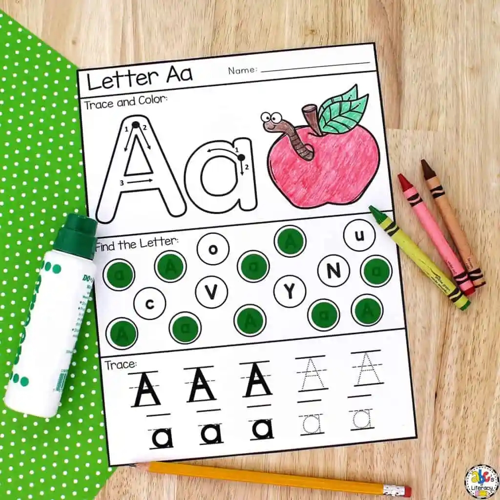 Free Printable Letter Recognition Worksheets