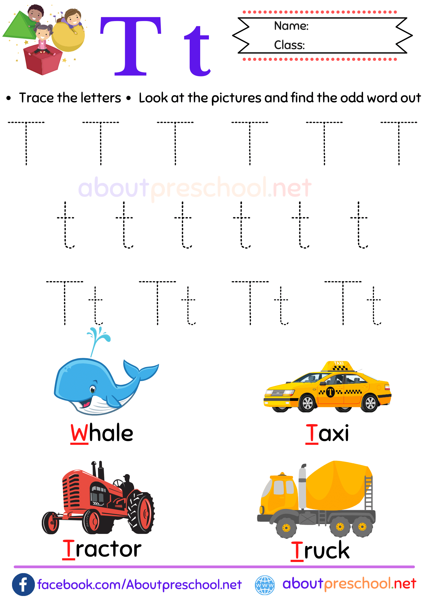 Letter T Archives About Preschool