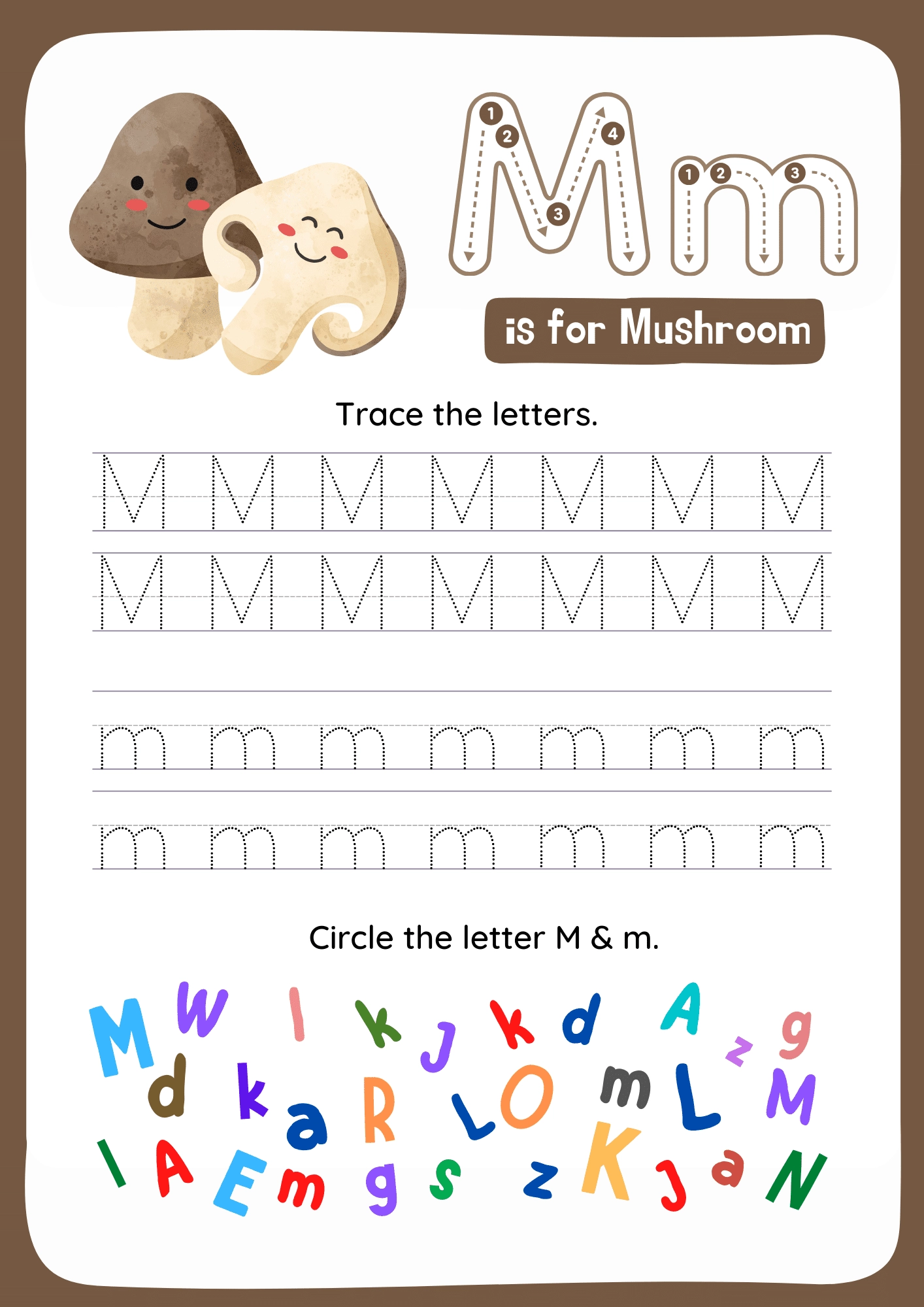 Letters Tracing Worksheets A To Z For Preschoolers