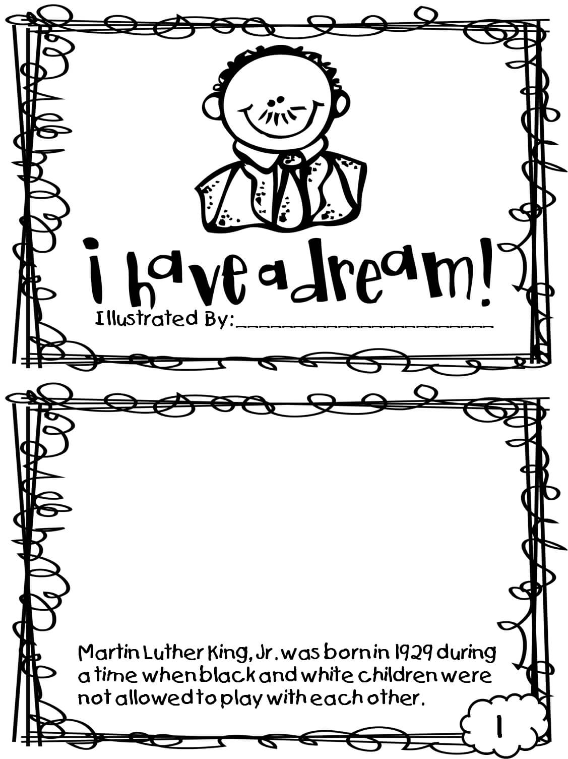 Free Printable Martin Luther King Jr Worksheets For Kindergarten