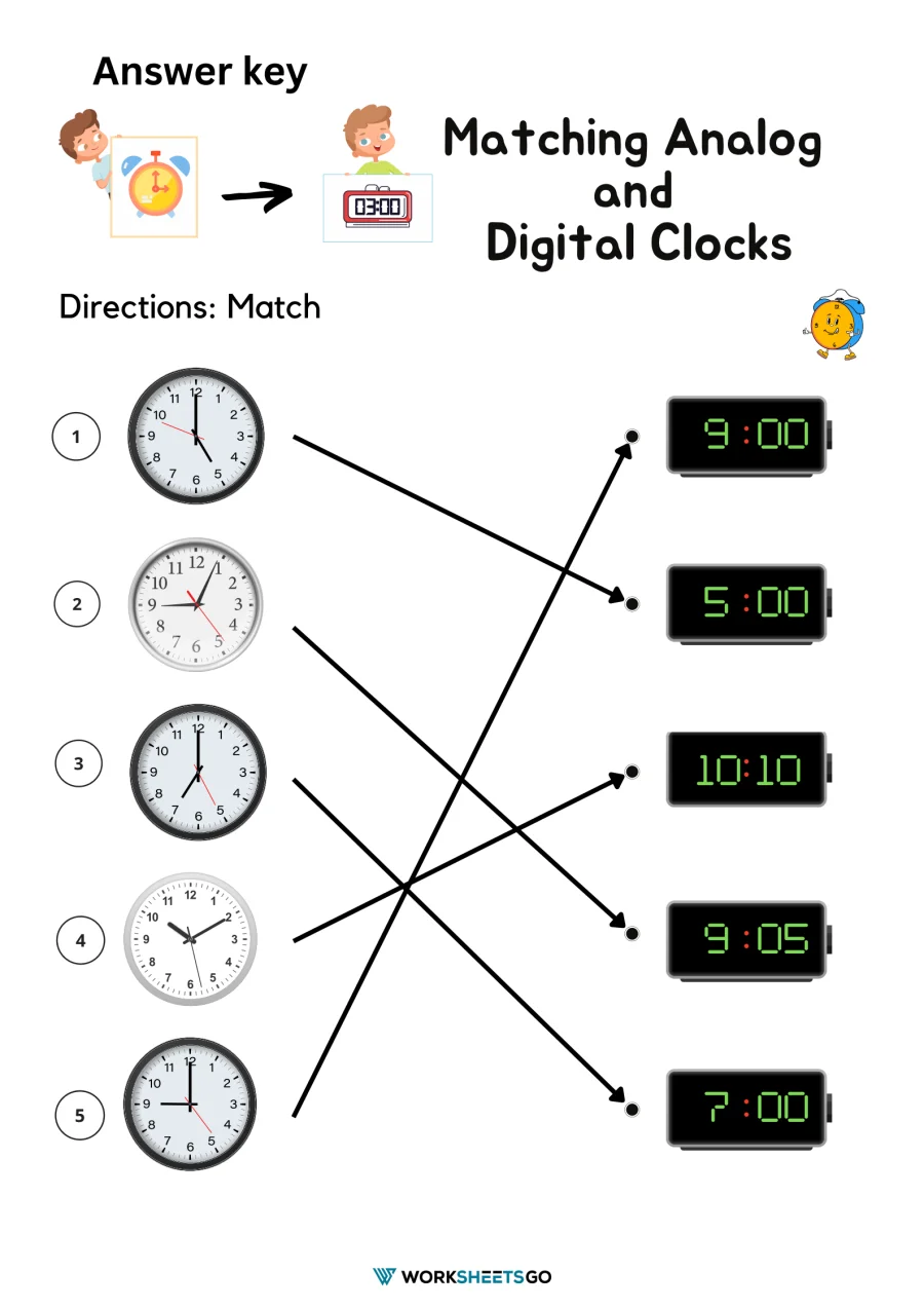 Printable Time Clock Worksheets