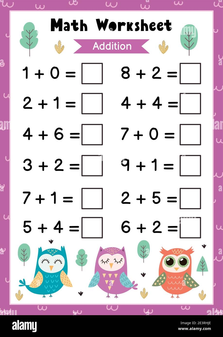 Mathematics Printable Worksheets