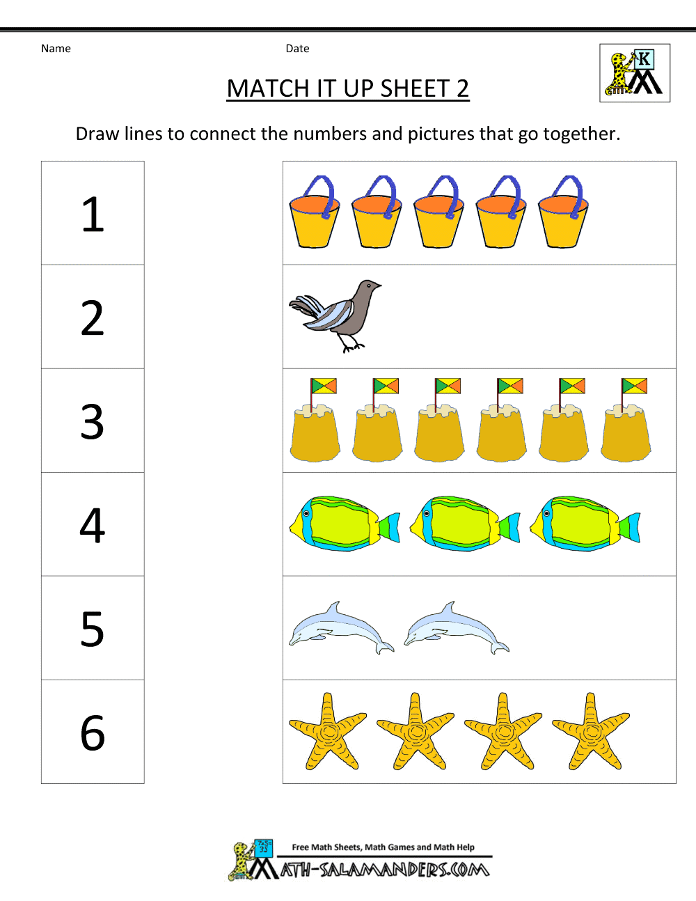 Math Worksheets Kindergarten Worksheets Library