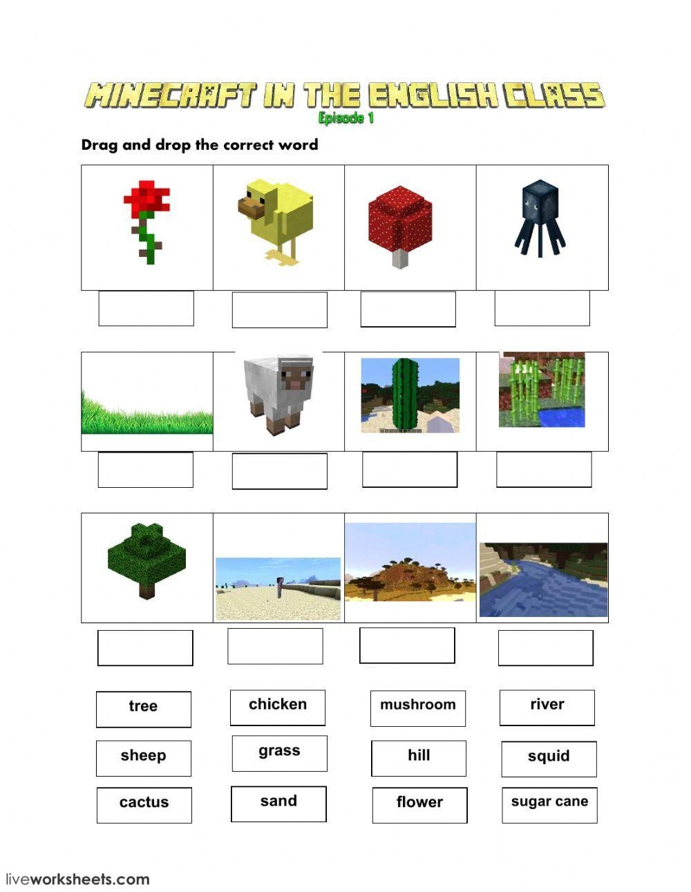 Minecraft Worksheets Free Archives Parent Vault Educational Worksheets Library