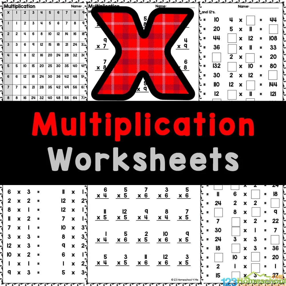 Multiplication Worksheets Printable