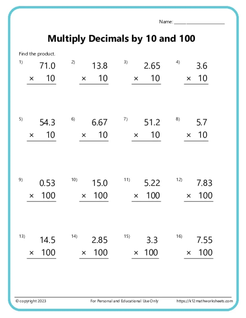 Multiplication Worksheets K12 Math Worksheets