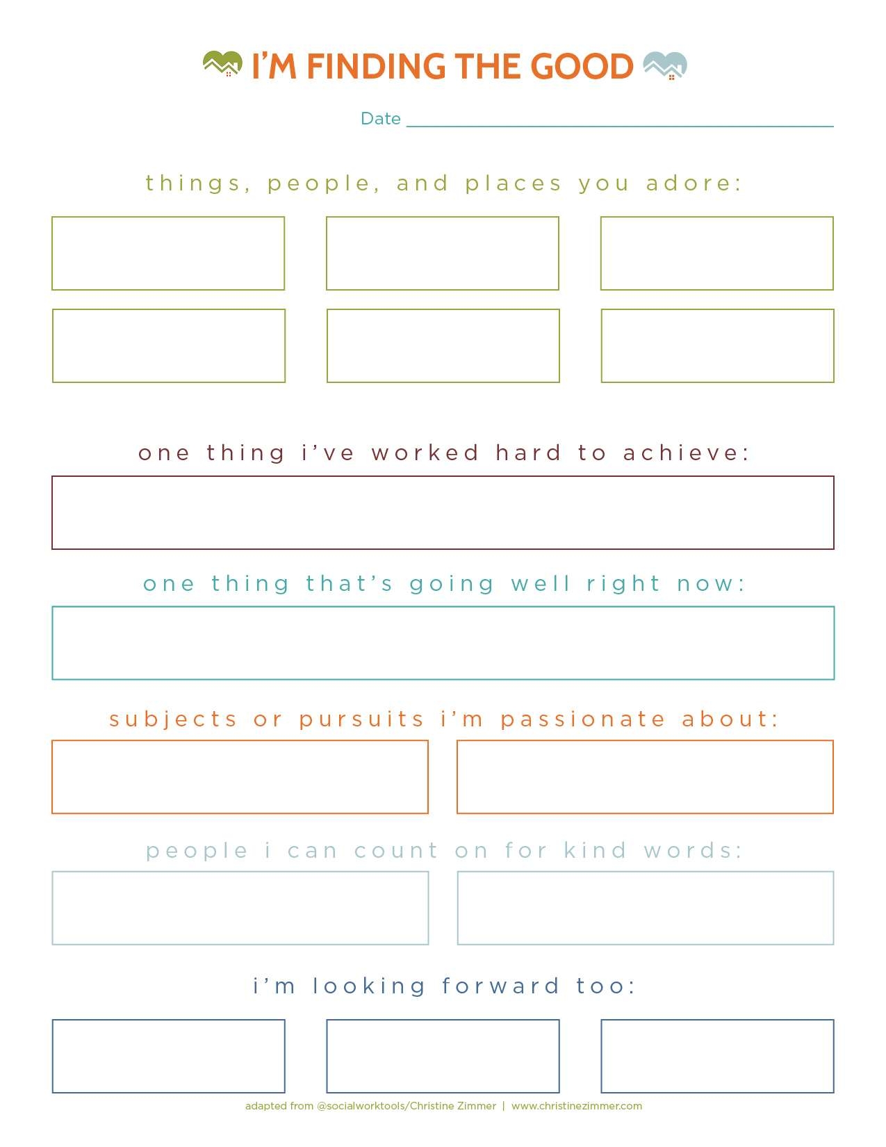 My Group Guide Free Therapy Worksheets Group Activities U0026 More Worksheets Library