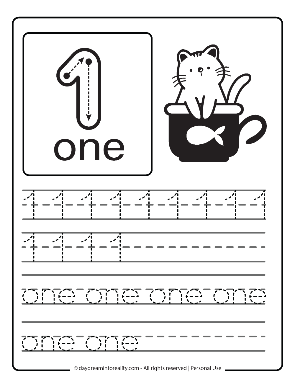 Numbers 1 To 10 Worksheets Free PDF Printables Tracing Mazes Games And More Daydream Into Reality